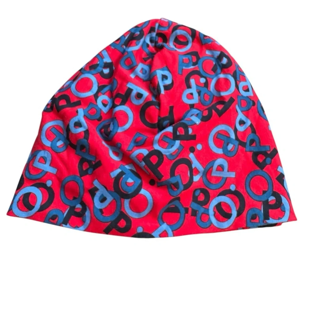 POLARN O. PYRET Sweden All Over Print Beanie Hat Kids 48-50 (US 9mo - 2 yrs)